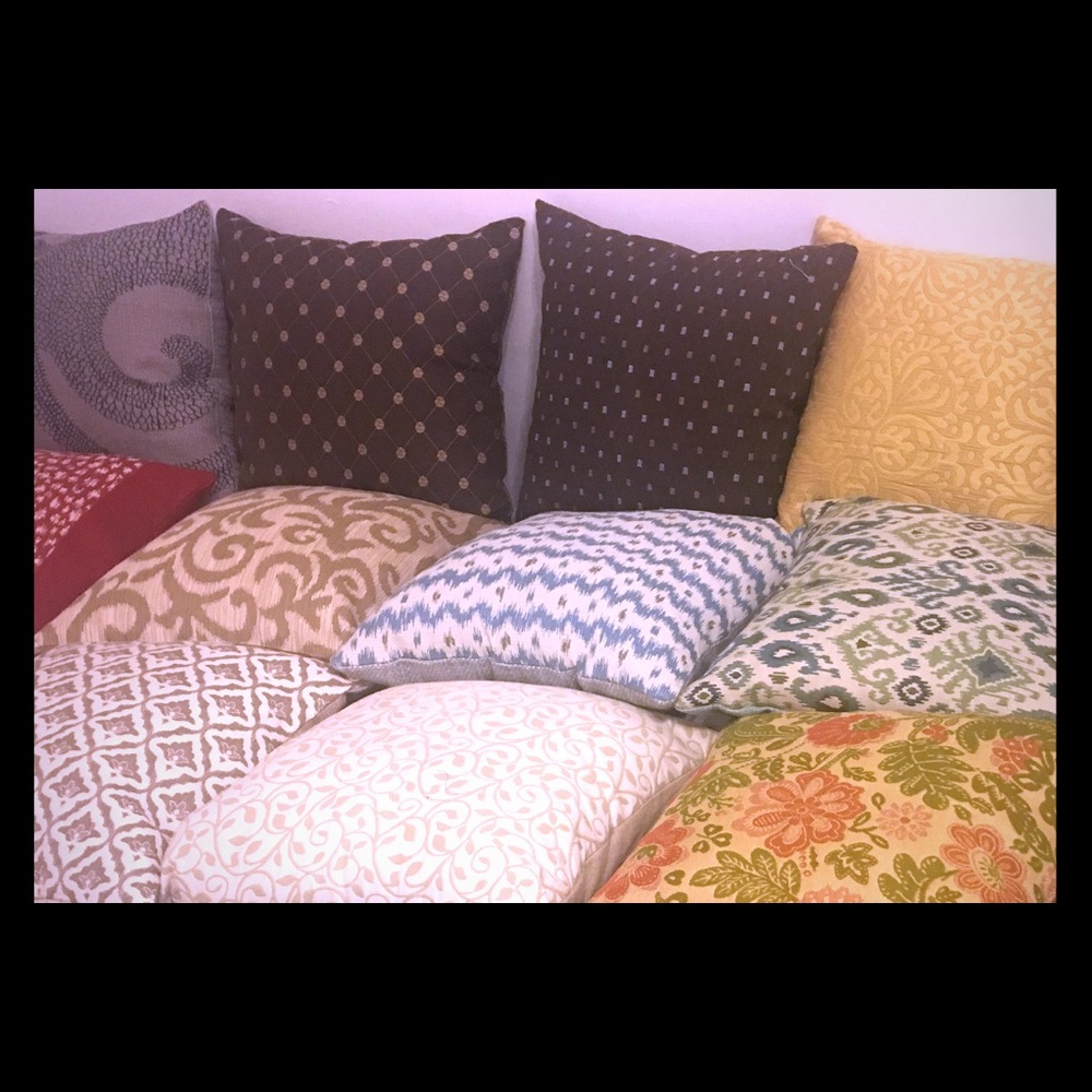 One-of-a-kind Throw Pillows - hand made